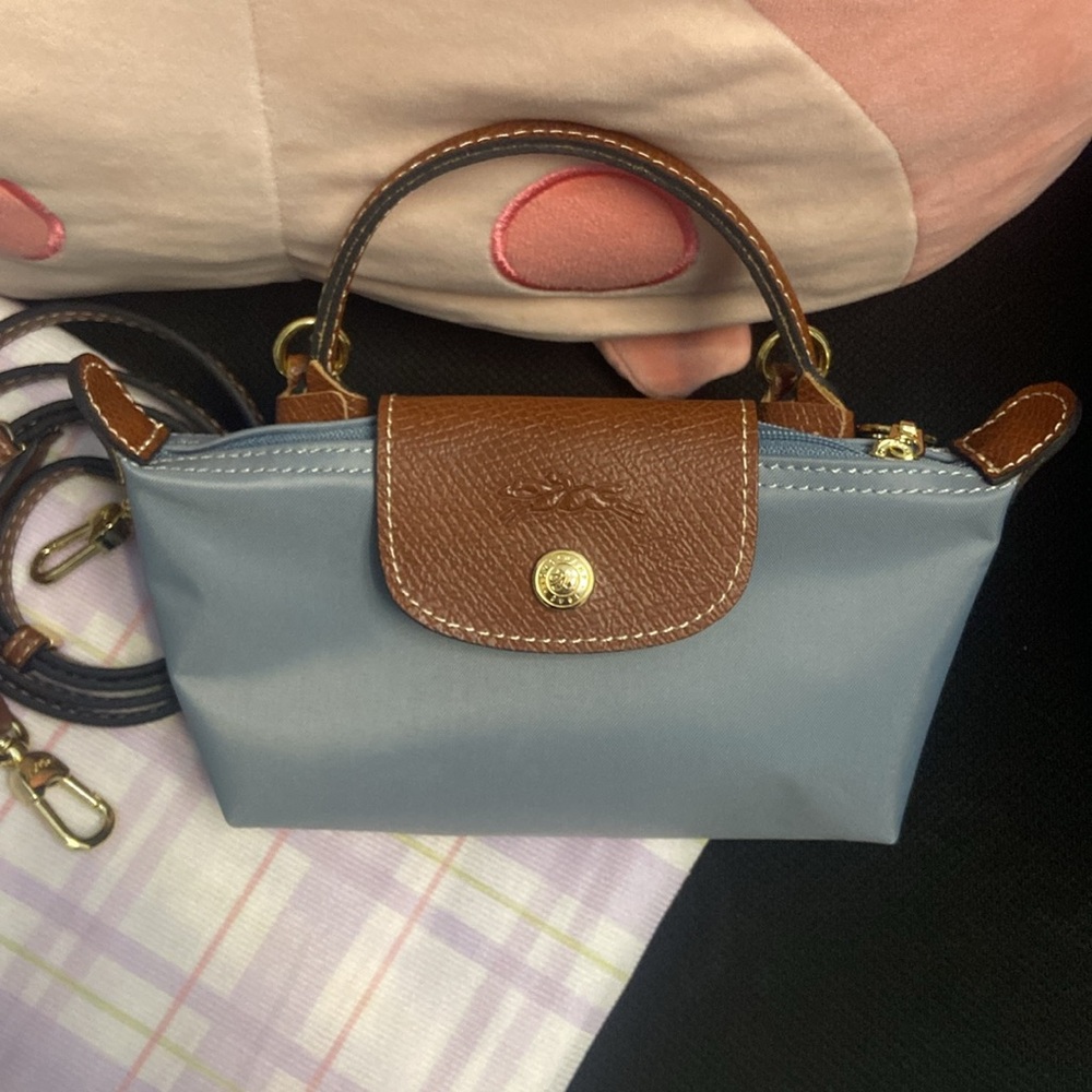 Longchamp Le Pliage Mini Canvas Zipper Closure Tote